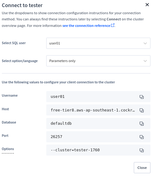 Database Connection